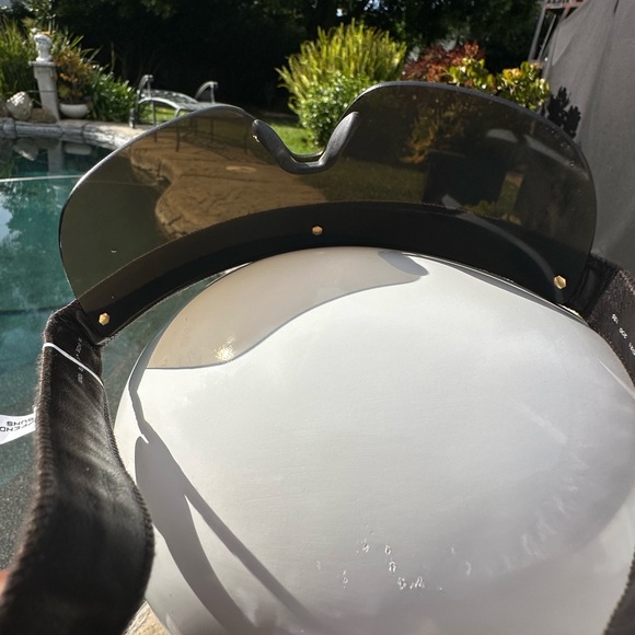 Vintage FENDI FS341L Wrap Tassel Fringe adjustable sunglasses Y2K - Picture 8 of 12